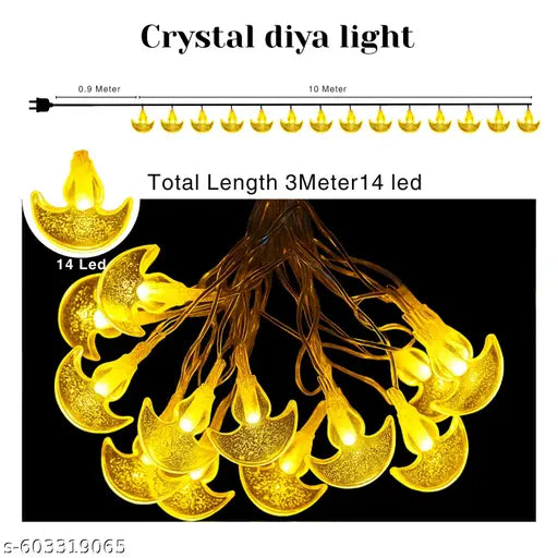Diya string lights for Diwali home decoration